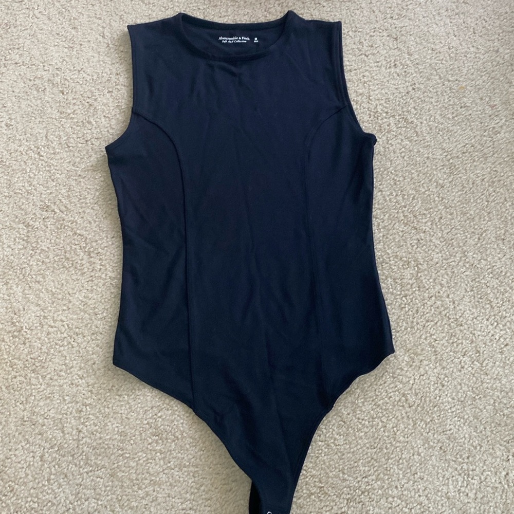 Abercrombie & Fitch Sleeveless Tank Top Fitted Bodysuit Soft A&F Collection M